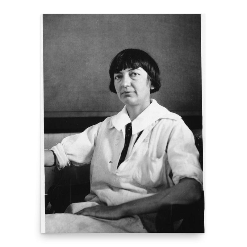 Ethel Ronzoni Bishop poster print, in size 18x24 inches.