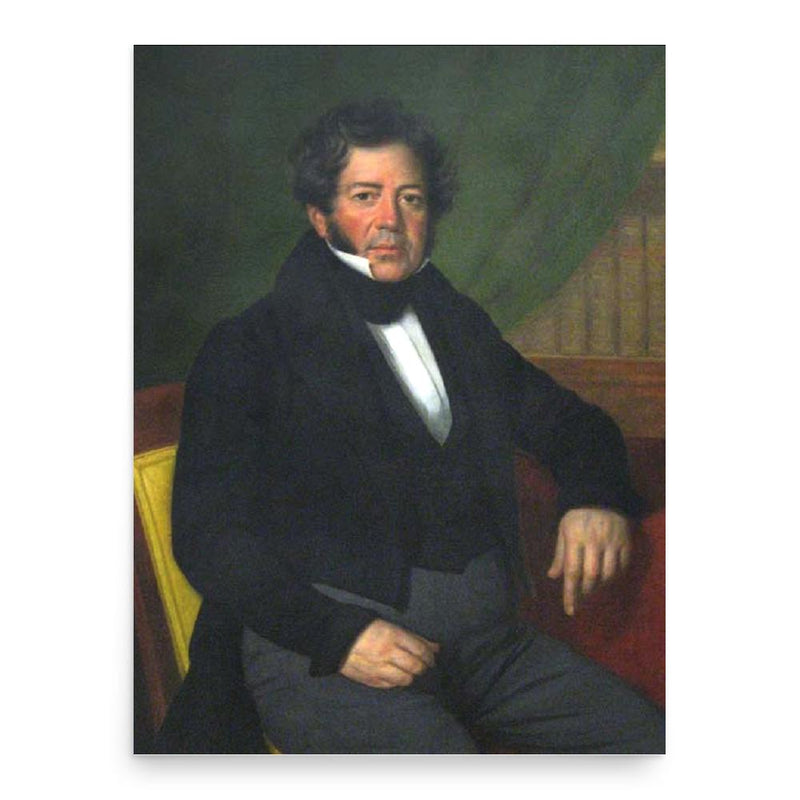 Etienne Mazureau poster print, in size 18x24 inches.