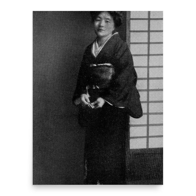 Etsu Inagaki Sugimoto poster print, in size 18x24 inches.