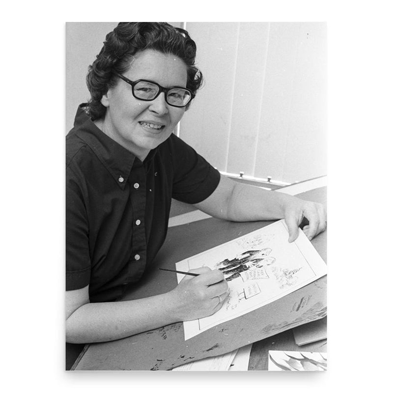 Etta Hulme poster print, in size 18x24 inches.