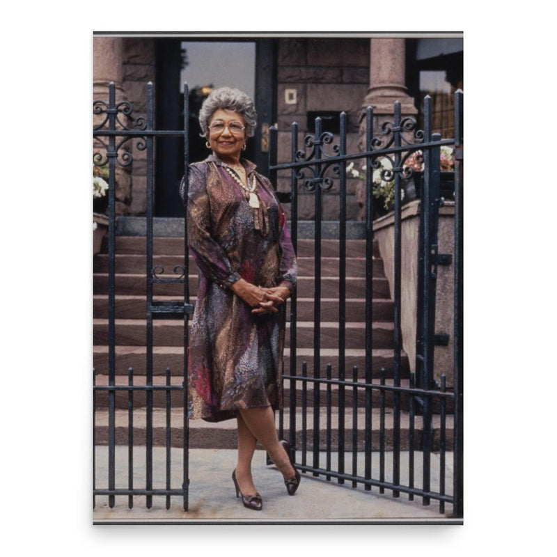 Etta Moten Barnett poster print, in size 18x24 inches.