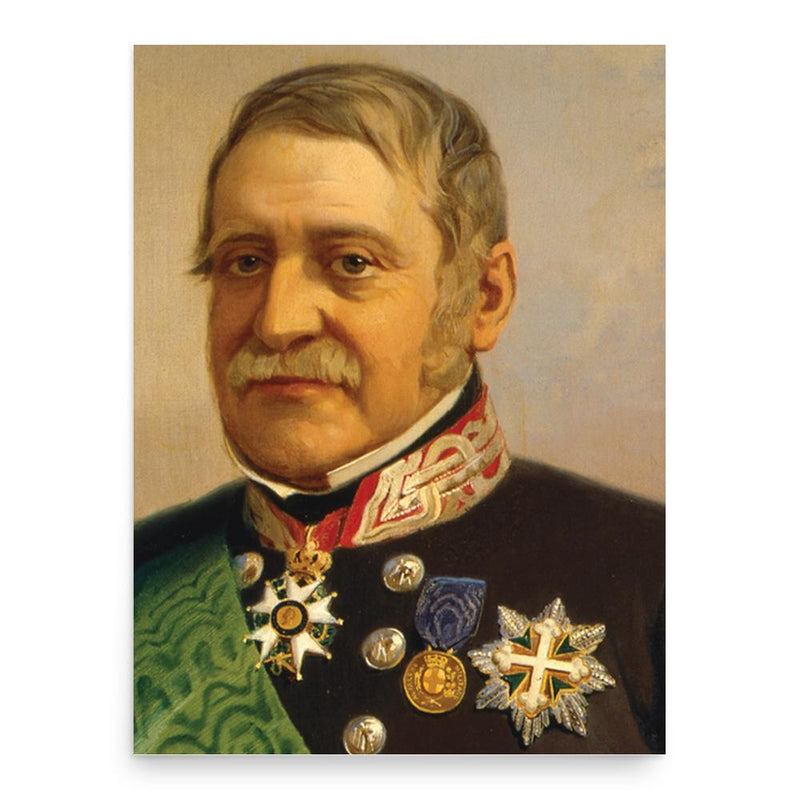 Ettore Perrone di San Martino poster print, in size 18x24 inches.