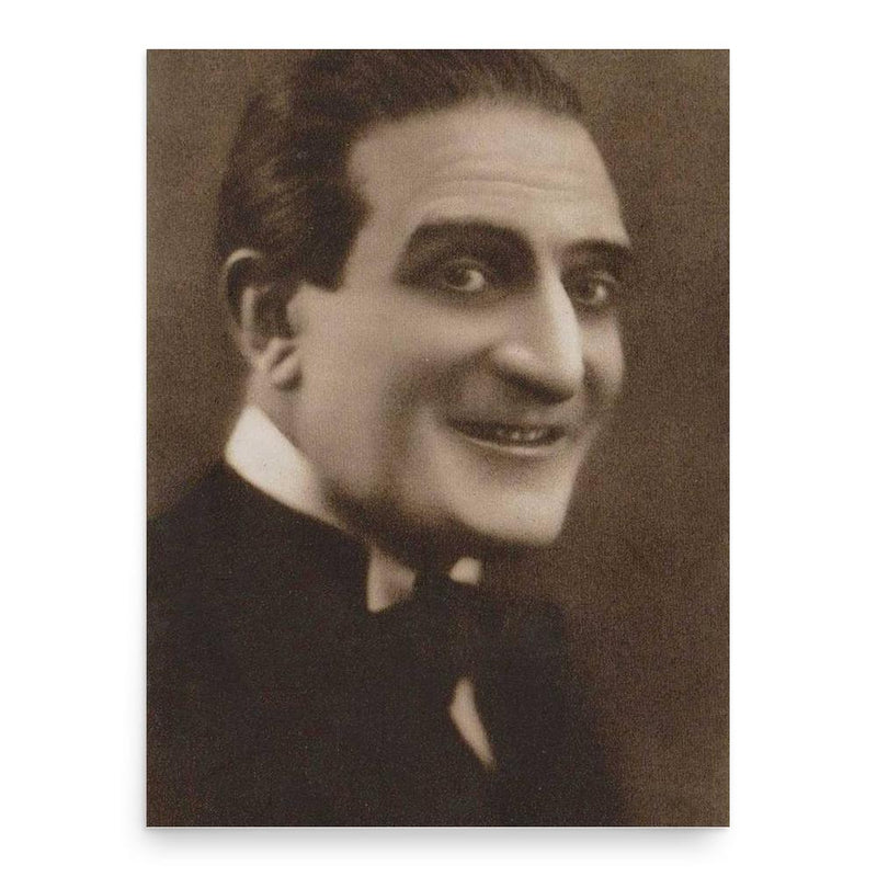 Ettore Petrolini poster print, in size 18x24 inches.