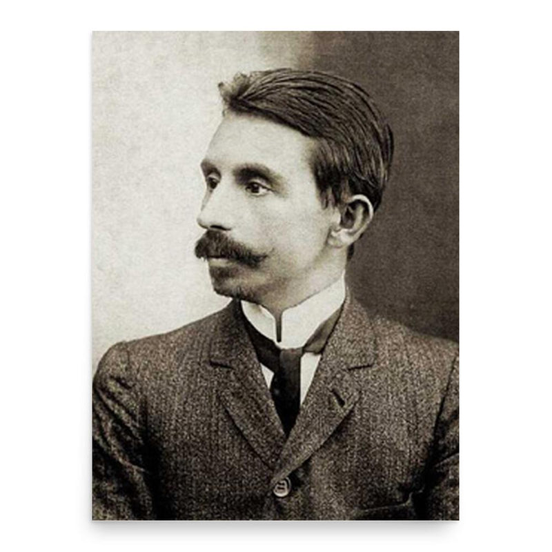 Euclides da Cunha poster print, in size 18x24 inches.