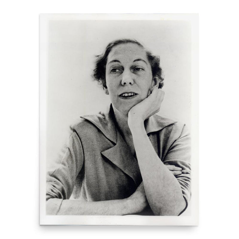 Eudora Welty poster print, in size 18x24 inches.