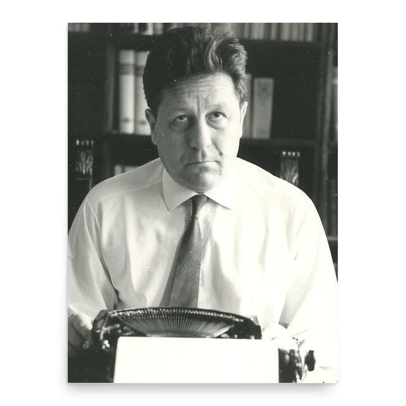 Eugen Barbu poster print, in size 18x24 inches.