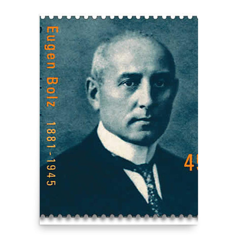 Eugen Bolz poster print, in size 18x24 inches.