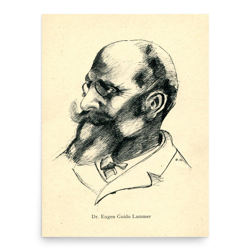 Eugen Guido Lammer poster print, in size 18x24 inches.