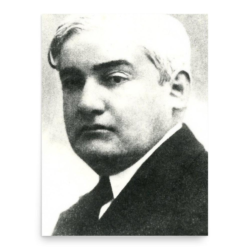 Eugen Lovinescu poster print, in size 18x24 inches.