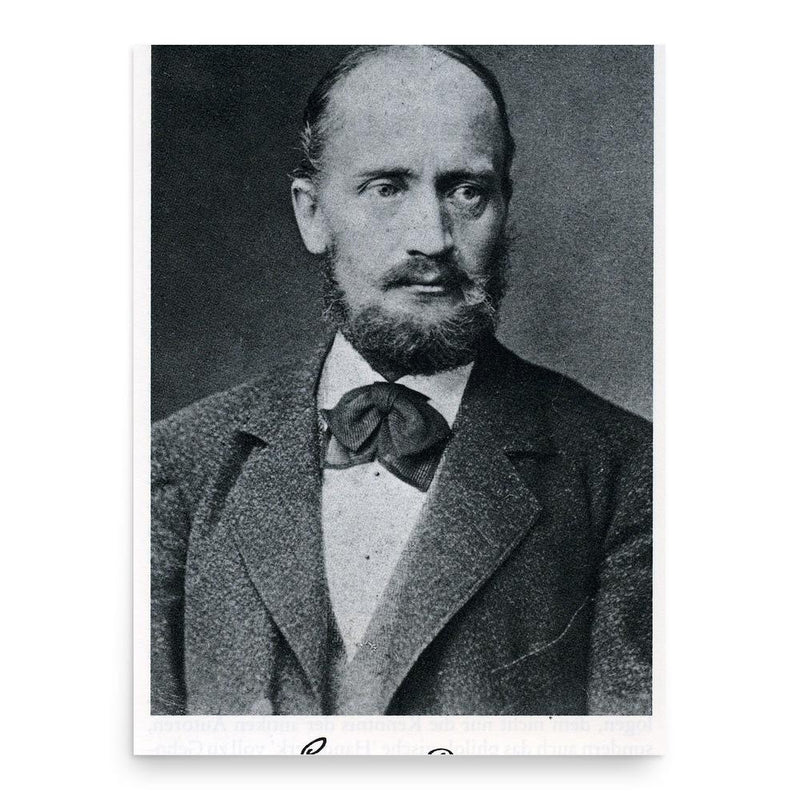 Eugen Petersen poster print, in size 18x24 inches.