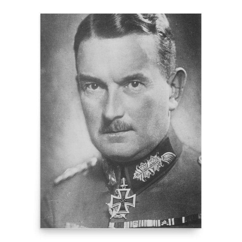 Eugen Ritter von Schobert poster print, in size 18x24 inches.
