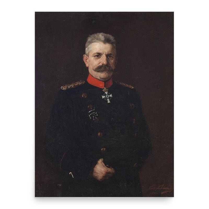 Eugen von Falkenhayn poster print, in size 18x24 inches.