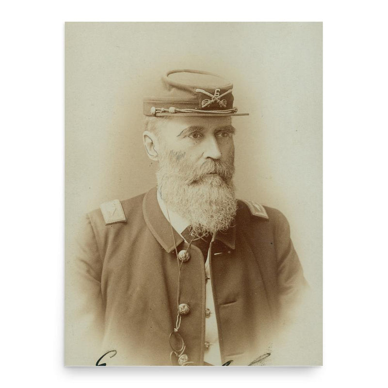 Eugene Asa Carr poster print, in size 18x24 inches.