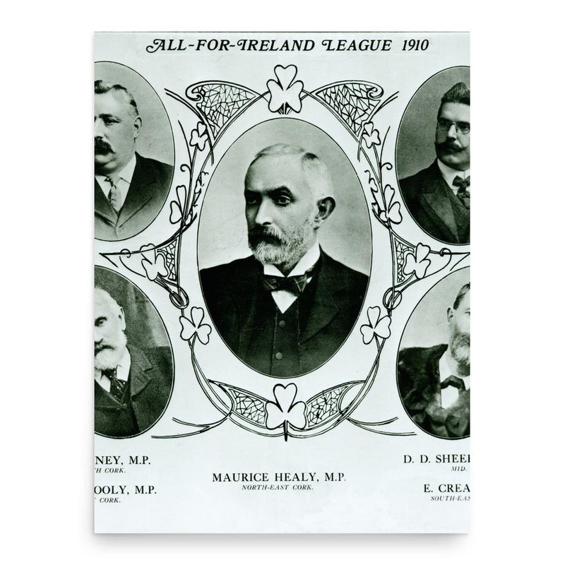 Eugene Crean poster print, in size 18x24 inches.