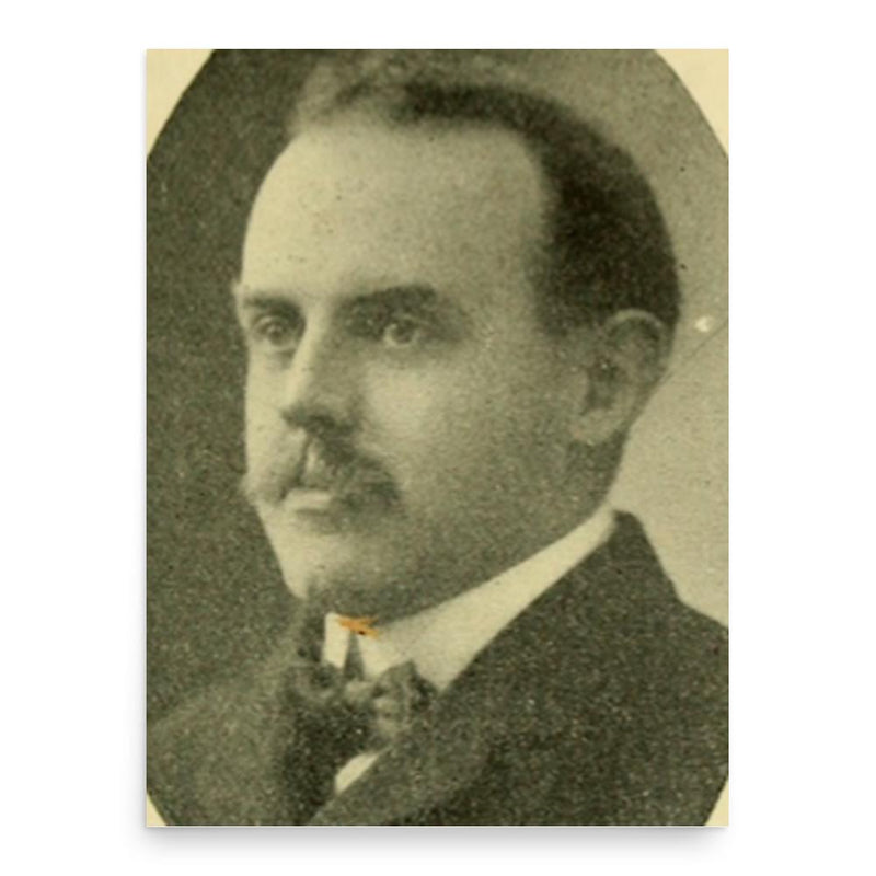 Eugene Hultman poster print, in size 18x24 inches.