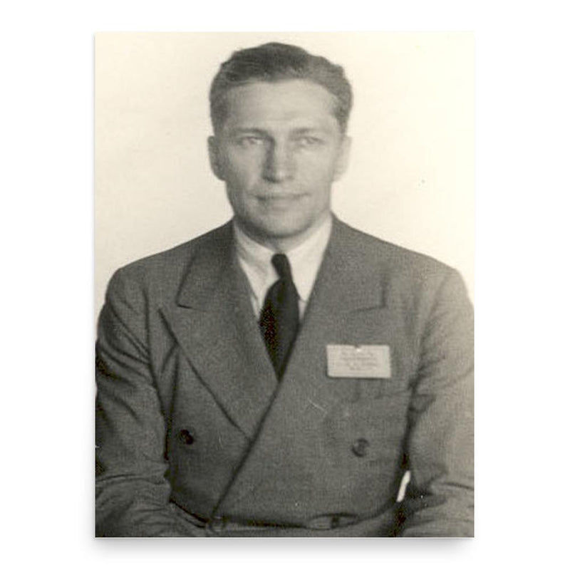 Eugene Luther Vidal poster print, in size 18x24 inches.