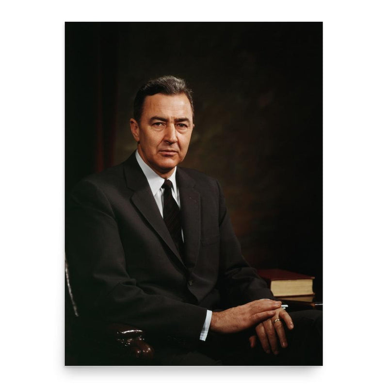 Eugene McCarthy poster print, in size 18x24 inches.