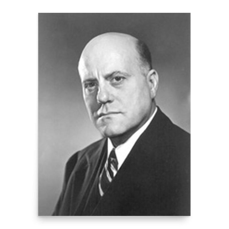 Eugene Millikin poster print, in size 18x24 inches.