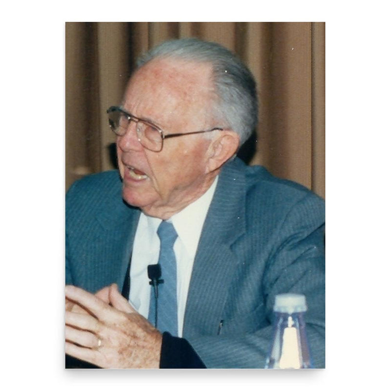 Eugene Nida poster print, in size 18x24 inches.