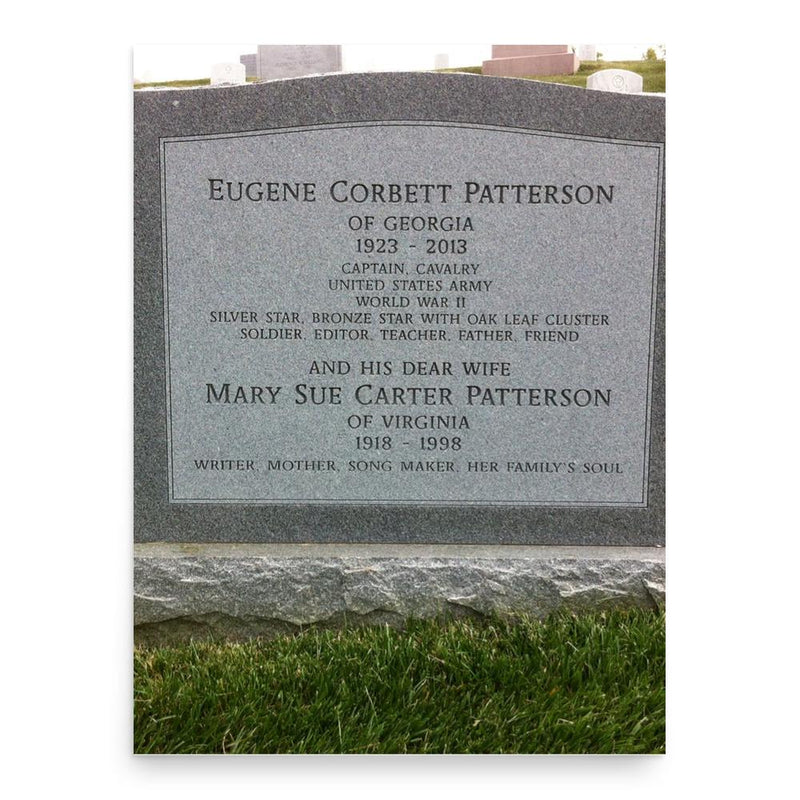 Eugene Patterson poster print, in size 18x24 inches.