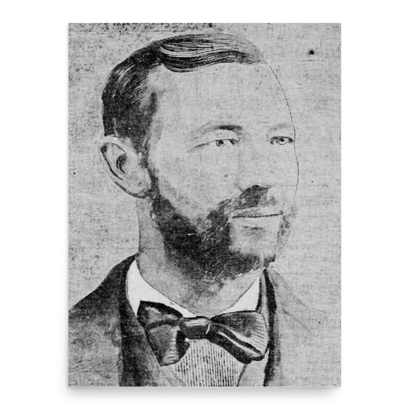 Eugene Pierce Gillespie poster print, in size 18x24 inches.