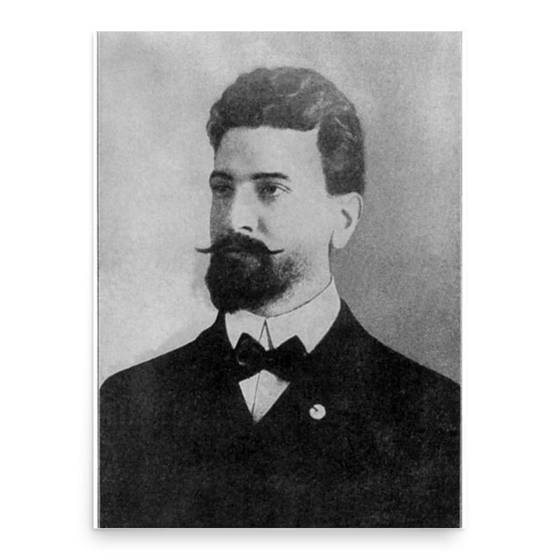 Eugene Schmitz poster print, in size 18x24 inches.