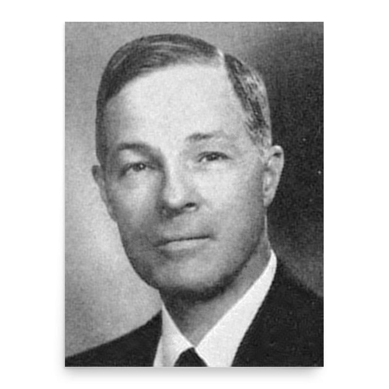 Eugene Siler poster print, in size 18x24 inches.