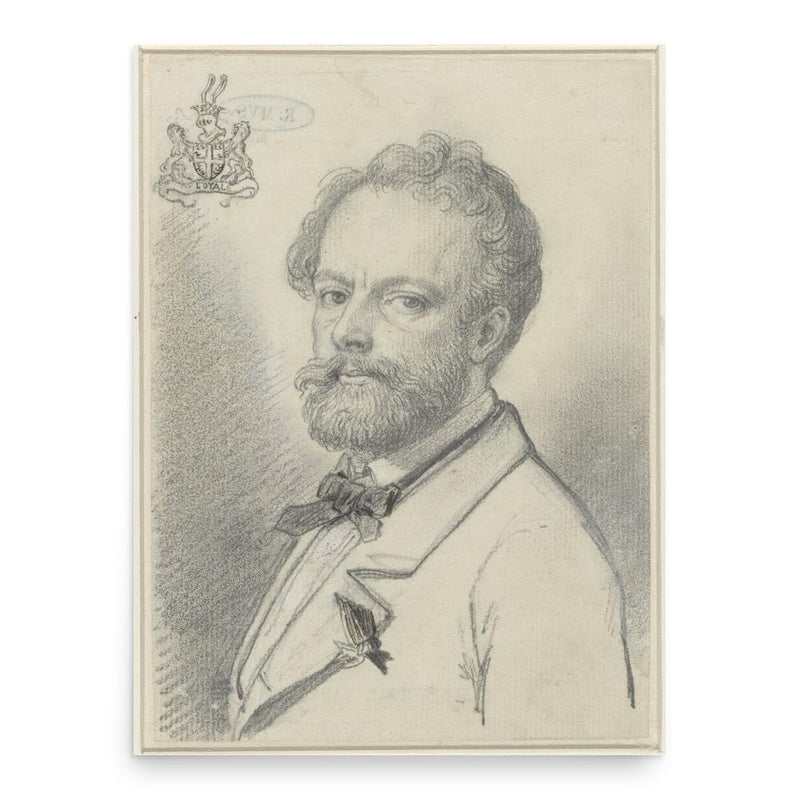 Eugene van Maldeghem poster print, in size 18x24 inches.