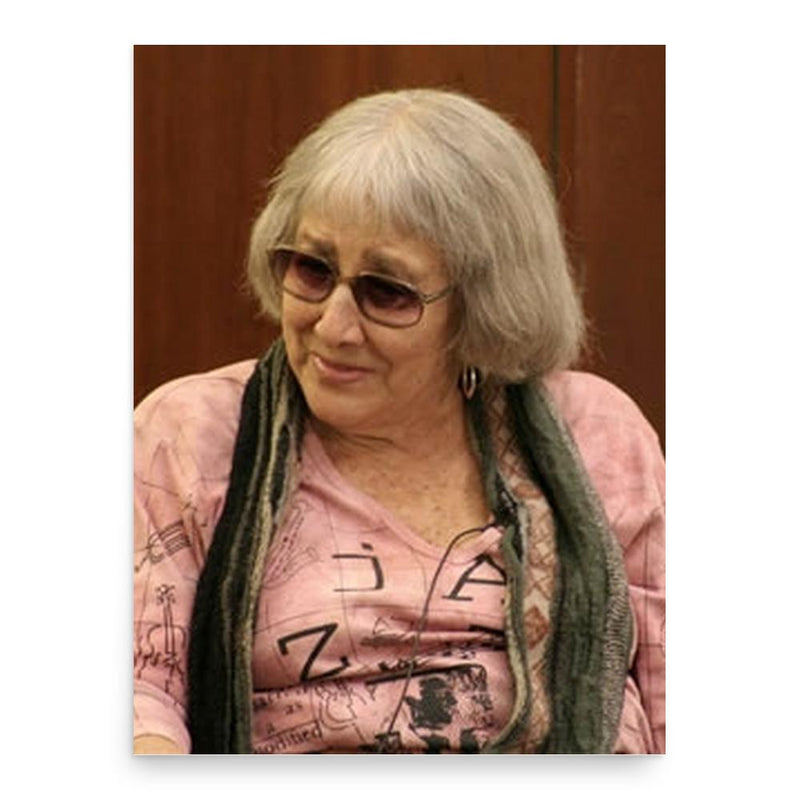 Eugenie Clark poster print, in size 18x24 inches.