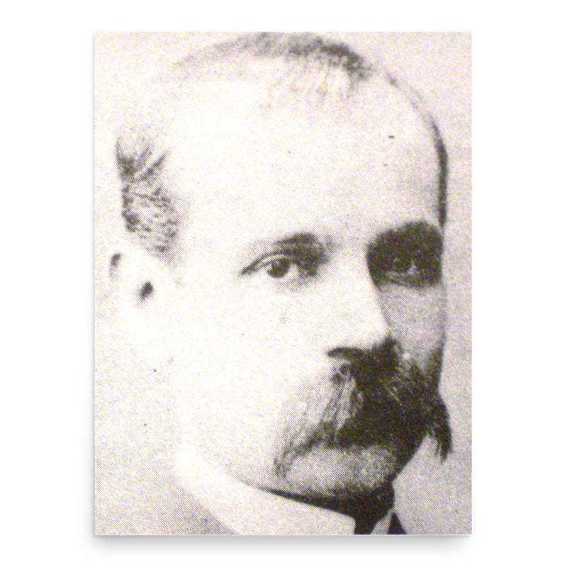 Eugenio Cambaceres poster print, in size 18x24 inches.