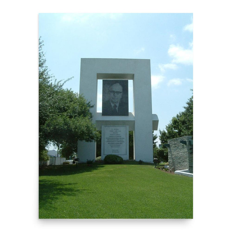 Eugenio Garza Sada poster print, in size 18x24 inches.