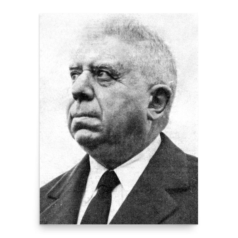 Eugenio Montale poster print, in size 18x24 inches.