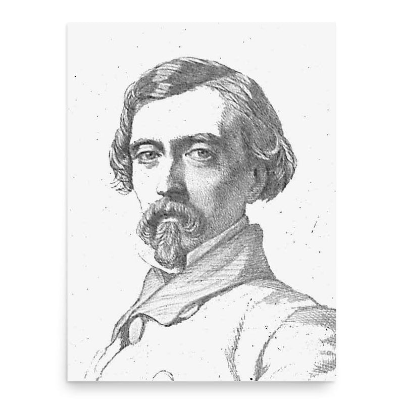 Eugenio de Ochoa poster print, in size 18x24 inches.