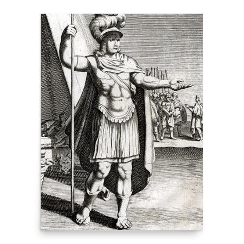 Eumenes poster print, in size 18x24 inches.