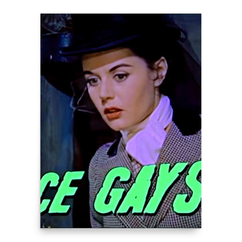 Eunice Gayson poster print, in size 18x24 inches.