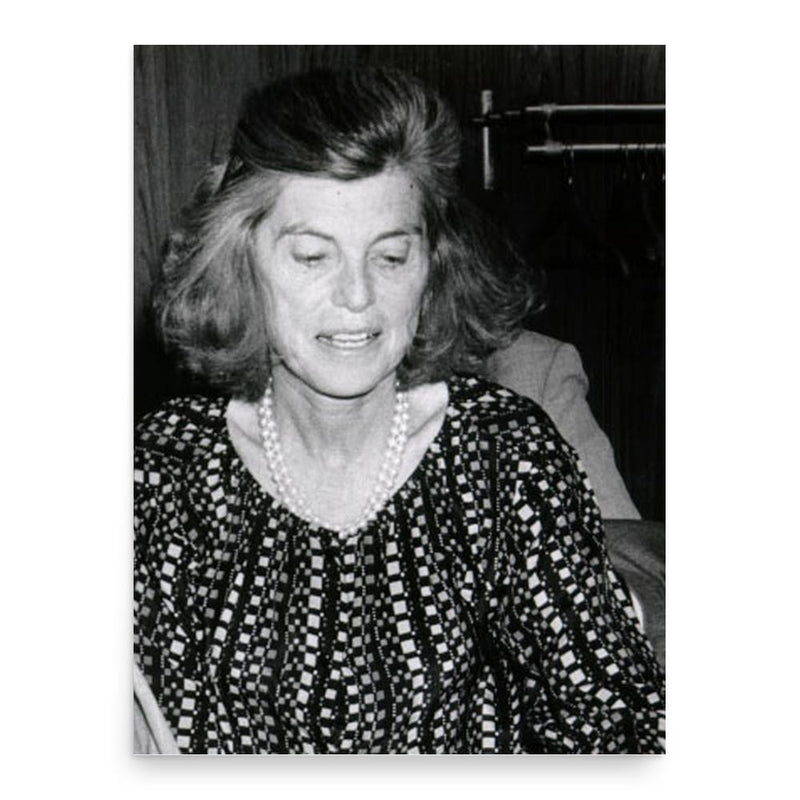Eunice Kennedy Shriver poster print, in size 18x24 inches.
