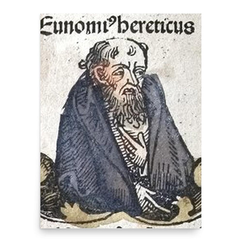 Eunomius of Cyzicus poster print, in size 18x24 inches.