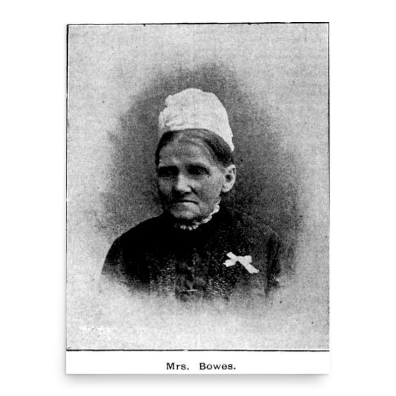 Euphemia Bridges Bowes poster print, in size 18x24 inches.