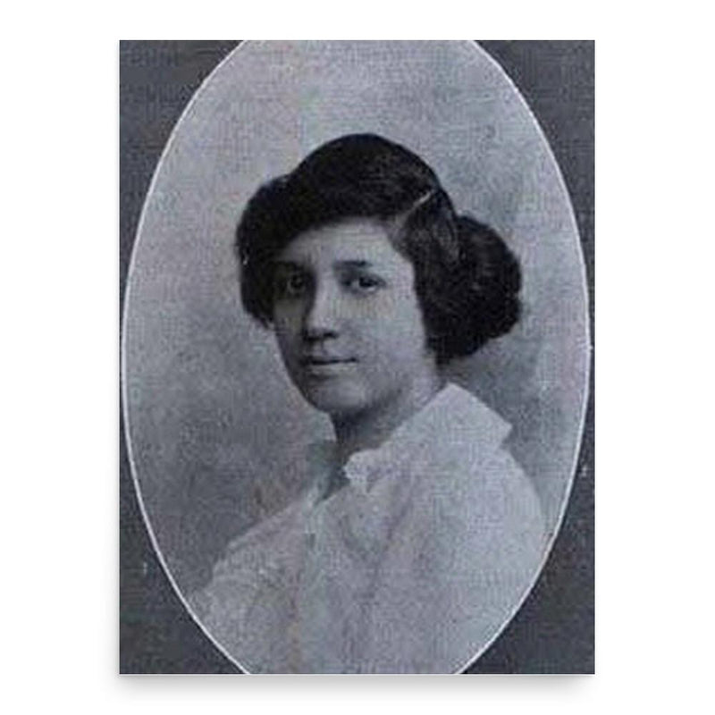 Euphemia Haynes poster print, in size 18x24 inches.