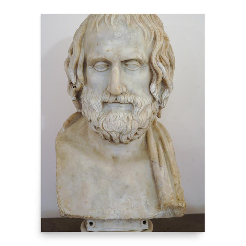 Euripides poster print, in size 18x24 inches.