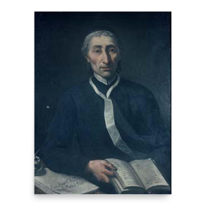 Eusebius Amort poster print, in size 18x24 inches.