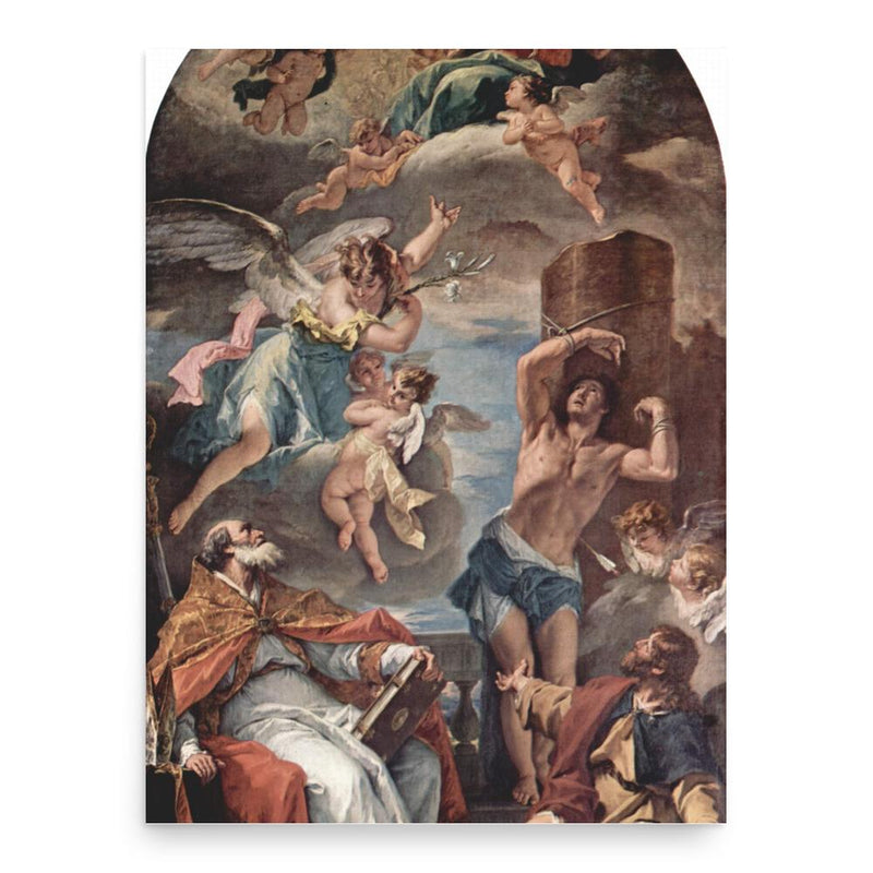 Eusebius of Vercelli poster print, in size 18x24 inches.