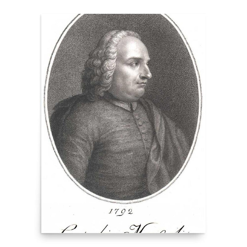 Eustachio Manfredi poster print, in size 18x24 inches.