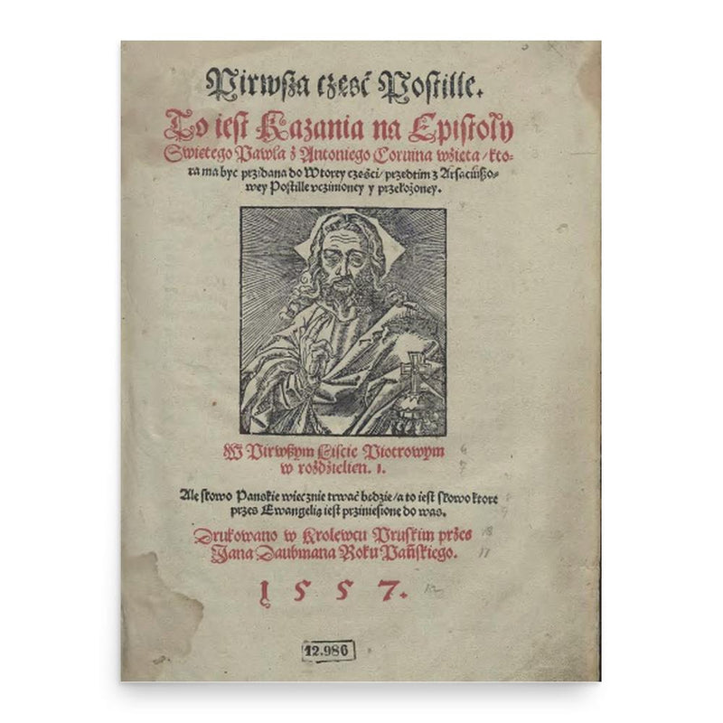 Eustachy Trepka poster print, in size 18x24 inches.