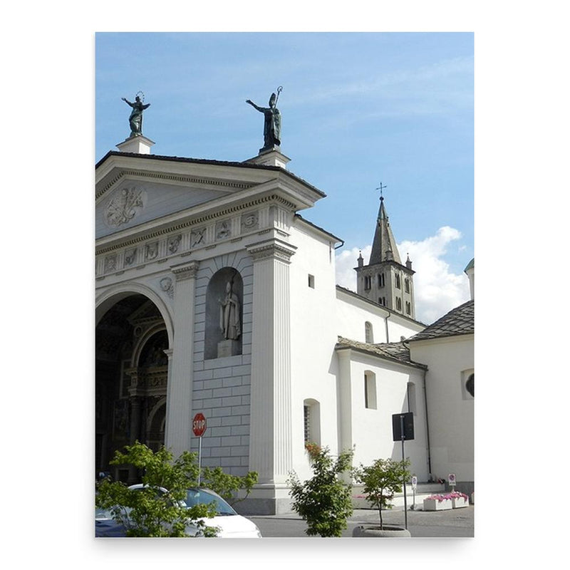 Eustasius of Aosta poster print, in size 18x24 inches.