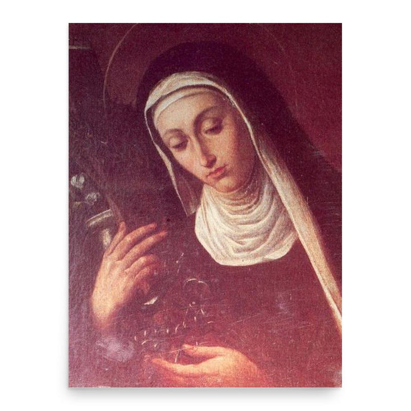 Eustochia Smeralda Calafato poster print, in size 18x24 inches.