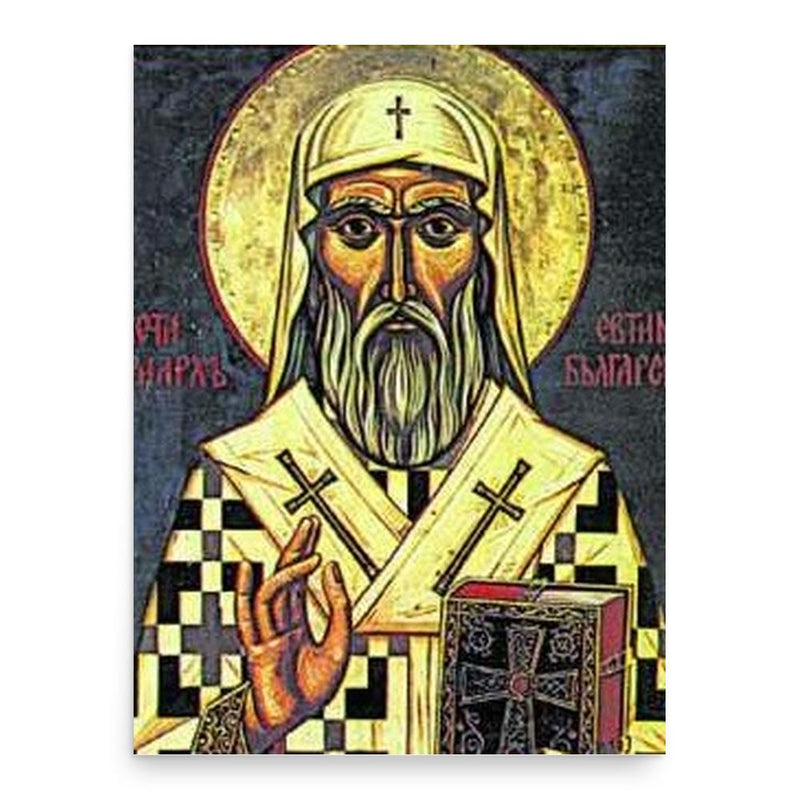 Euthymius of Tarnovo poster print, in size 18x24 inches.