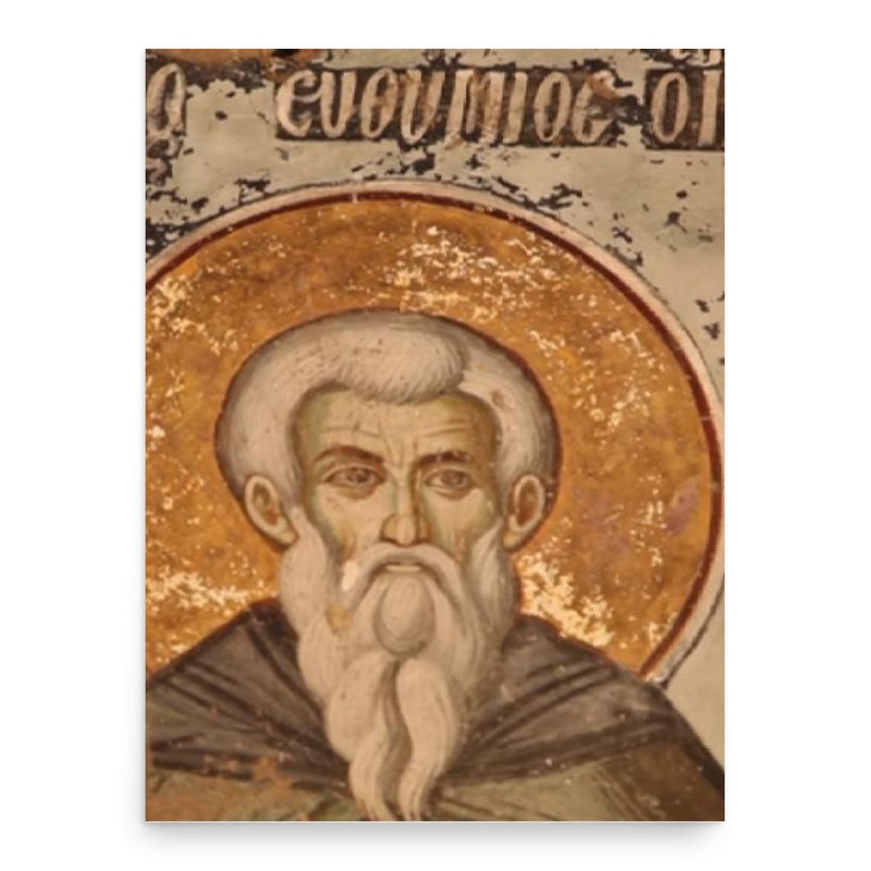 Euthymius the Athonite poster print, in size 18x24 inches.