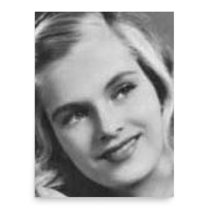 Eva Henning poster print, in size 18x24 inches.