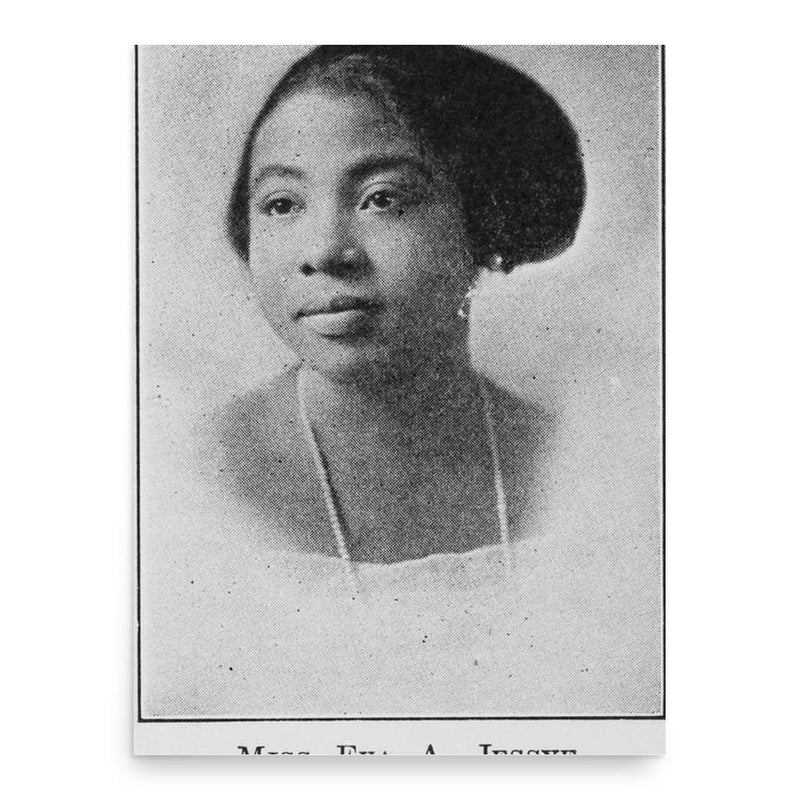 Eva Jessye poster print, in size 18x24 inches.